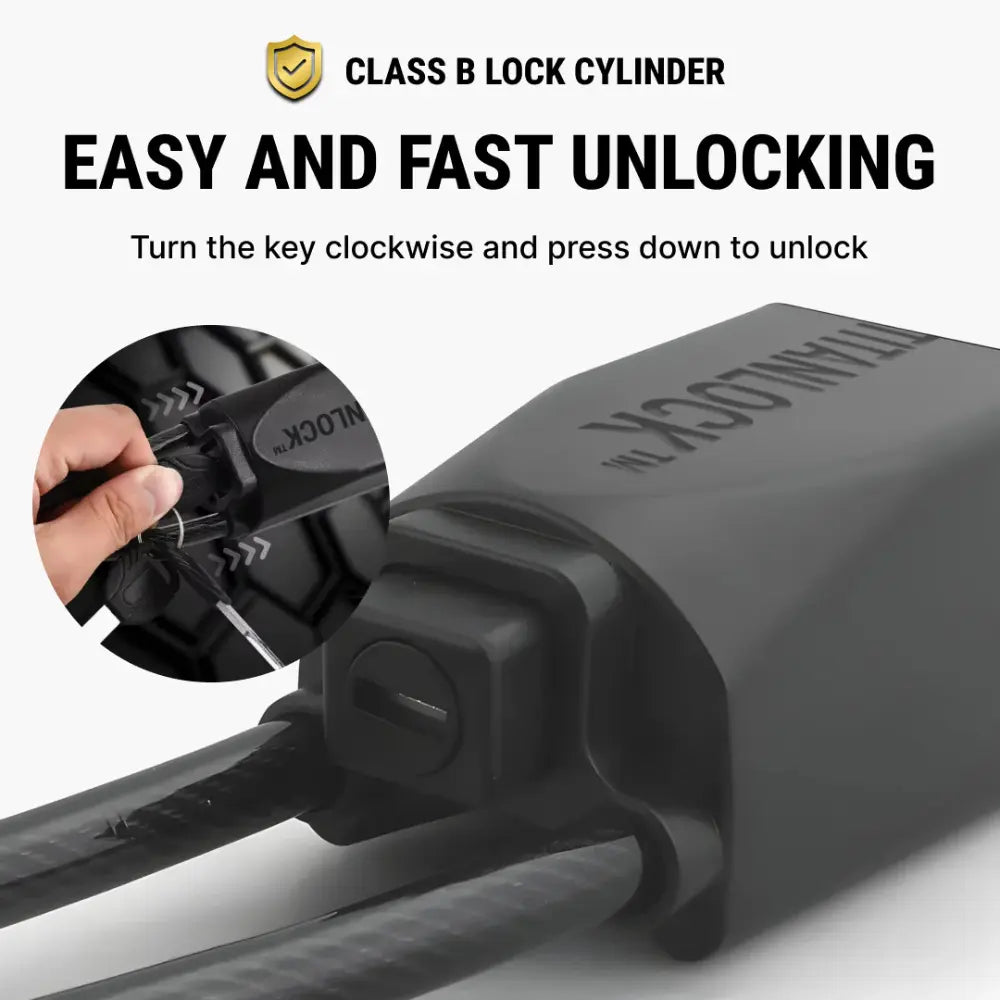 TitanLock™ | Military-Grade Steering Wheel Lock